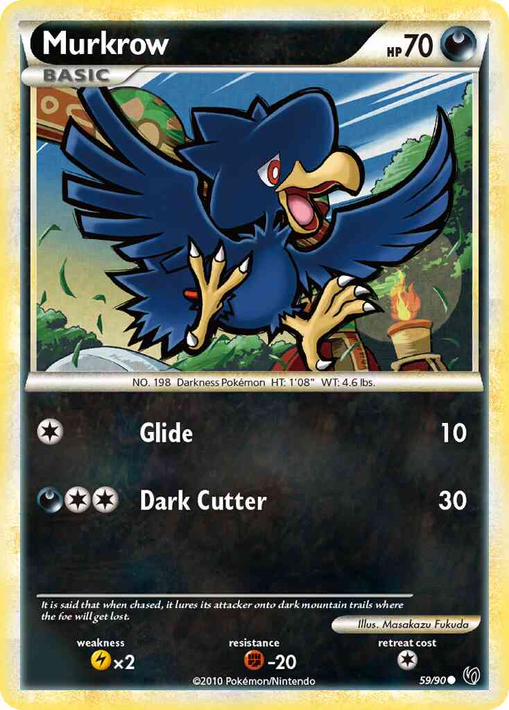 Murkrow - 59/90 - Common [hgss3-59] [Non-Holo]