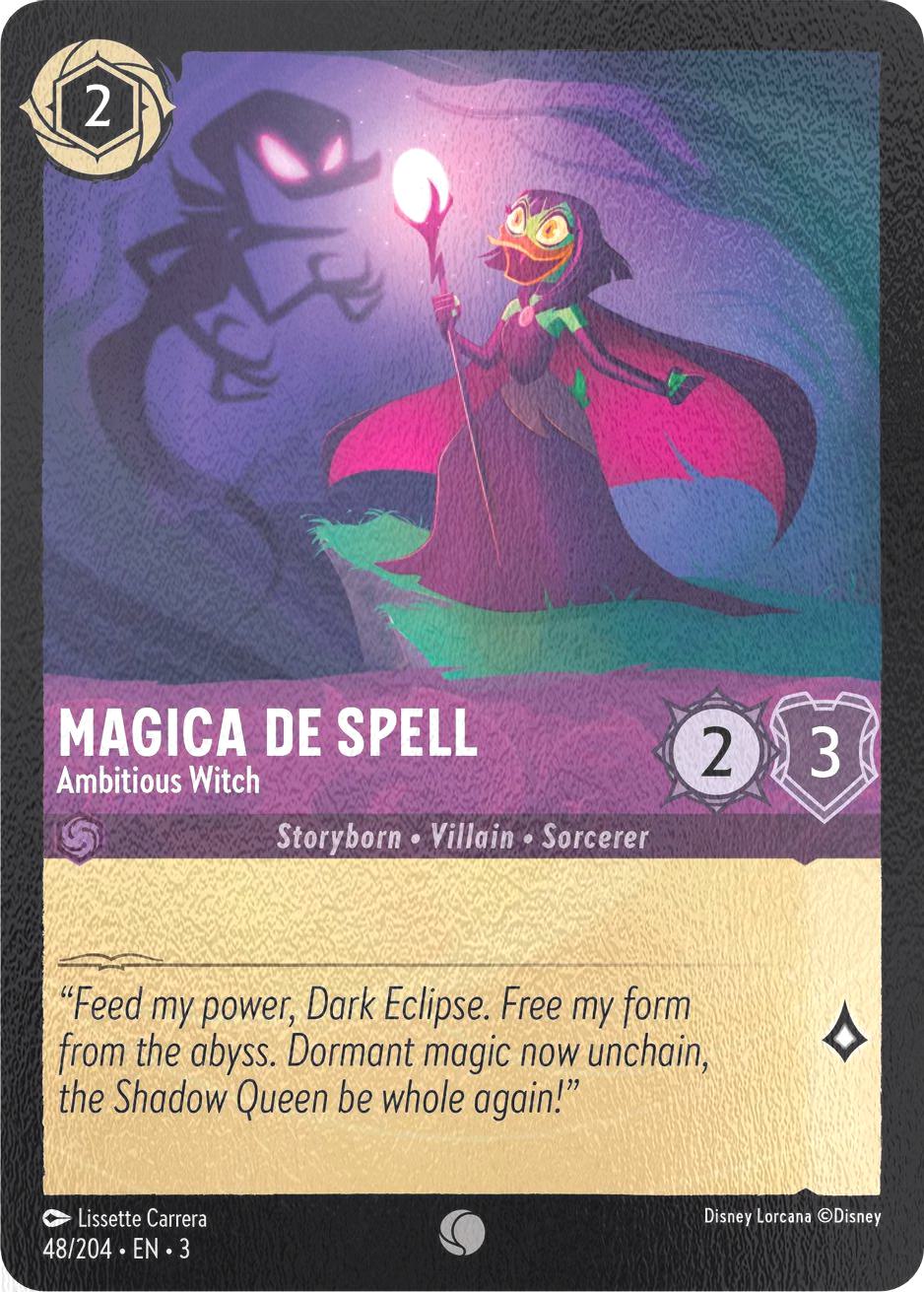 Magica De Spell - Ambitious Witch - 48/204 [Into the Inklands] [Cold Foil]
