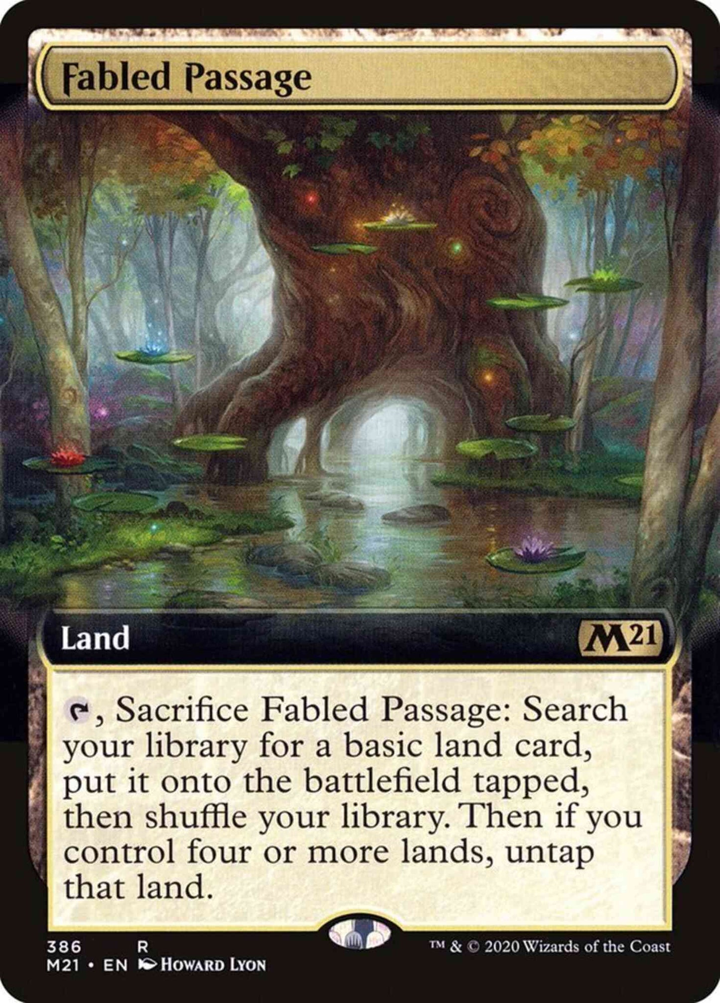 Fabled Passage [386] [Extended Art] [Core Set 2021] [Non-Foil]