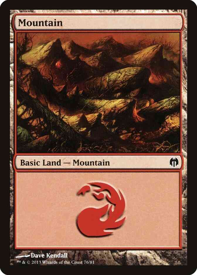 Mountain [76] [Duel Decks Heroes vs Monsters] [Non-Foil]