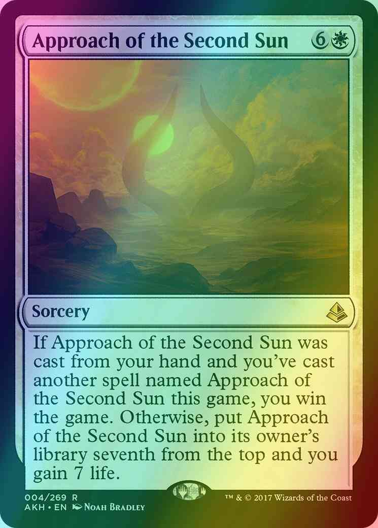 Approach of the Second Sun [4] [Amonkhet] [Foil]