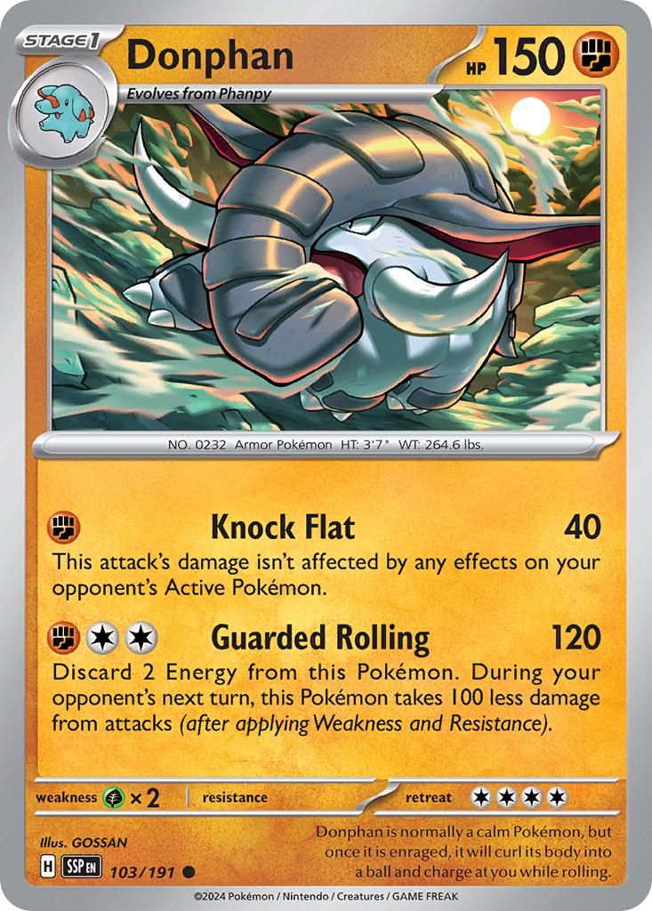 Donphan - 103/191 - Common [sv08-103] [Non-Holo]