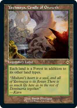 Yavimaya, Cradle of Growth [441] [Retro Frame] [Modern Horizons 2] [Non-Foil]
