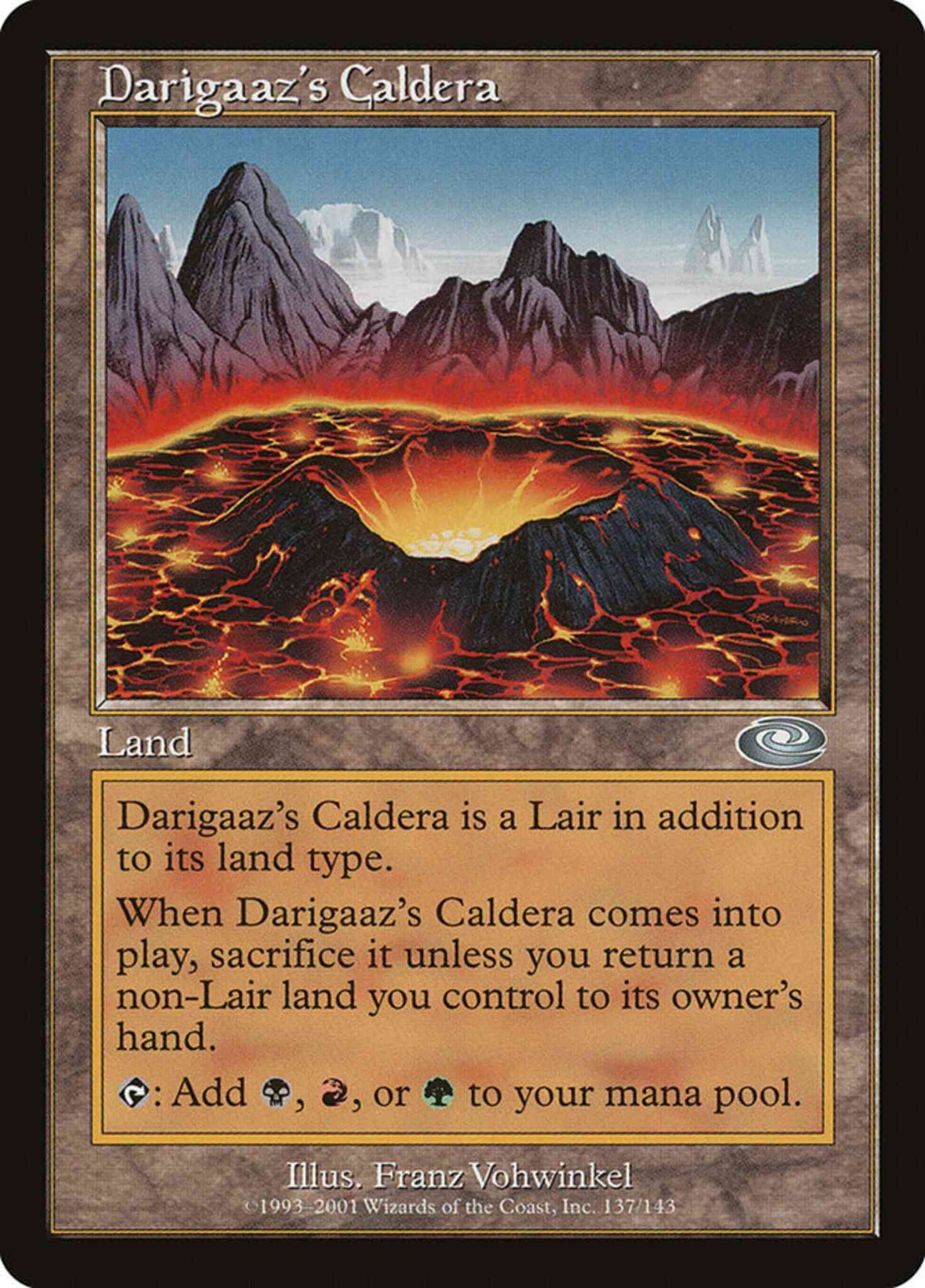 Darigaaz's Caldera [137] [Planeshift] [Non-Foil]