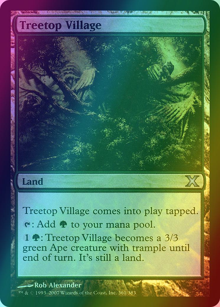 Treetop Village [361] [Tenth Edition] [Foil]