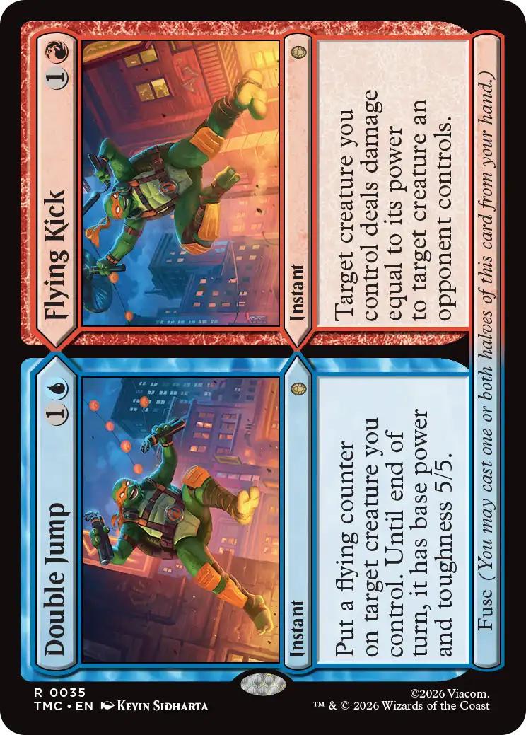 Double Jump // Flying Kick [35] [Teenage Mutant Ninja Turtles Eternal] [Non-Foil]