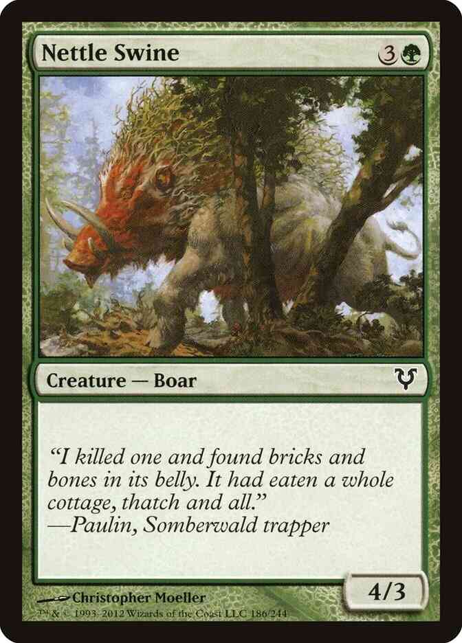 Nettle Swine [186] [Avacyn Restored] [Non-Foil]