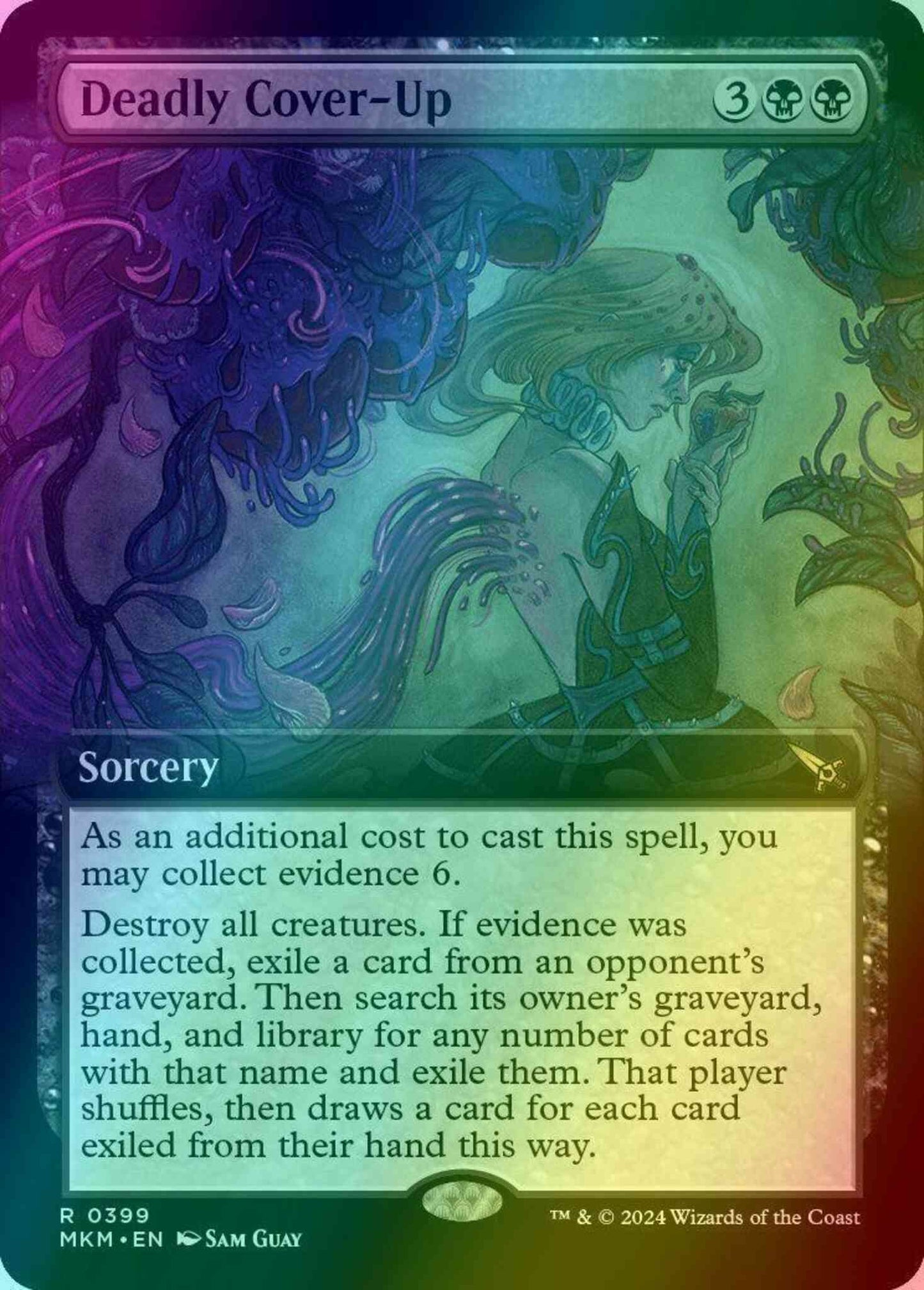 Deadly Cover-Up [399] [Extended Art] [Murders at Karlov Manor] [Foil]