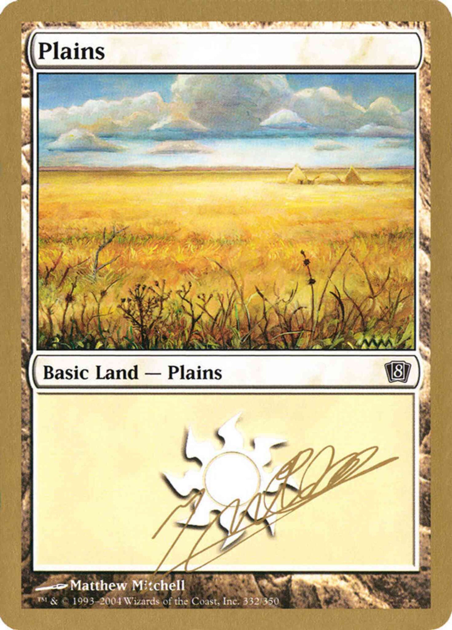 Plains [jn332] [Julien Nujiten] [332] [World Championship Decks 2004] [Non-Foil]