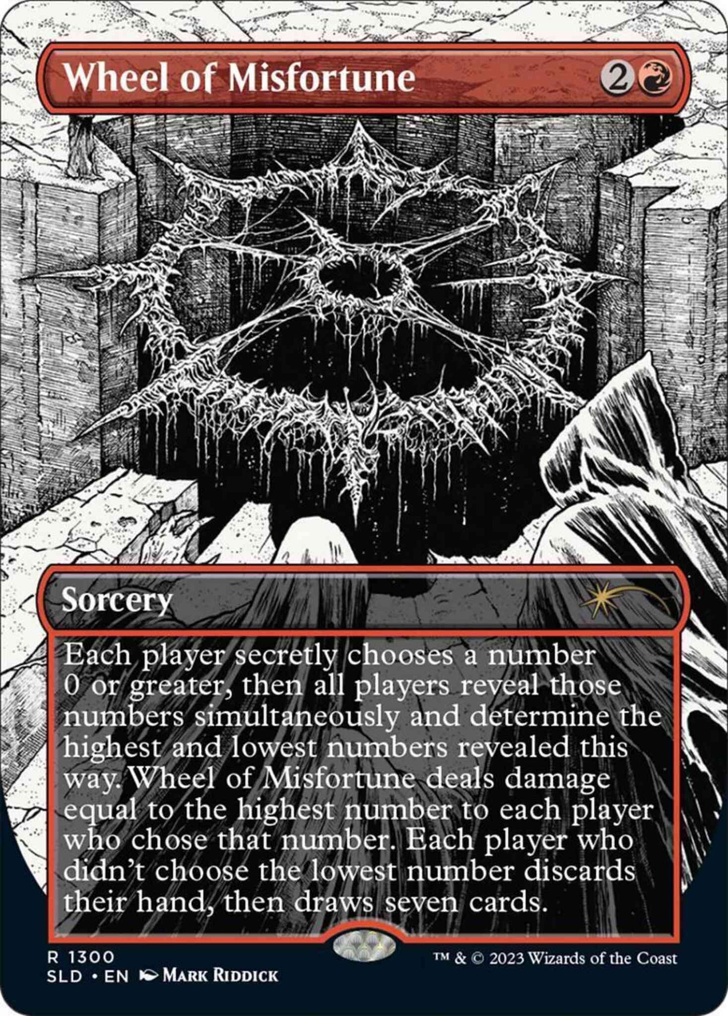Wheel of Misfortune [1300] [Borderless] [Death Is Temporary] [Secret Lair Drop] [Non-Foil]