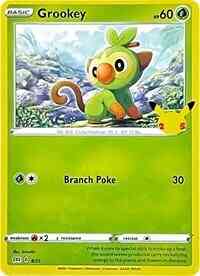 Grookey - McDonald's 25th Anniversary - 8/25 - Promo [mcd21-8] [Holo]