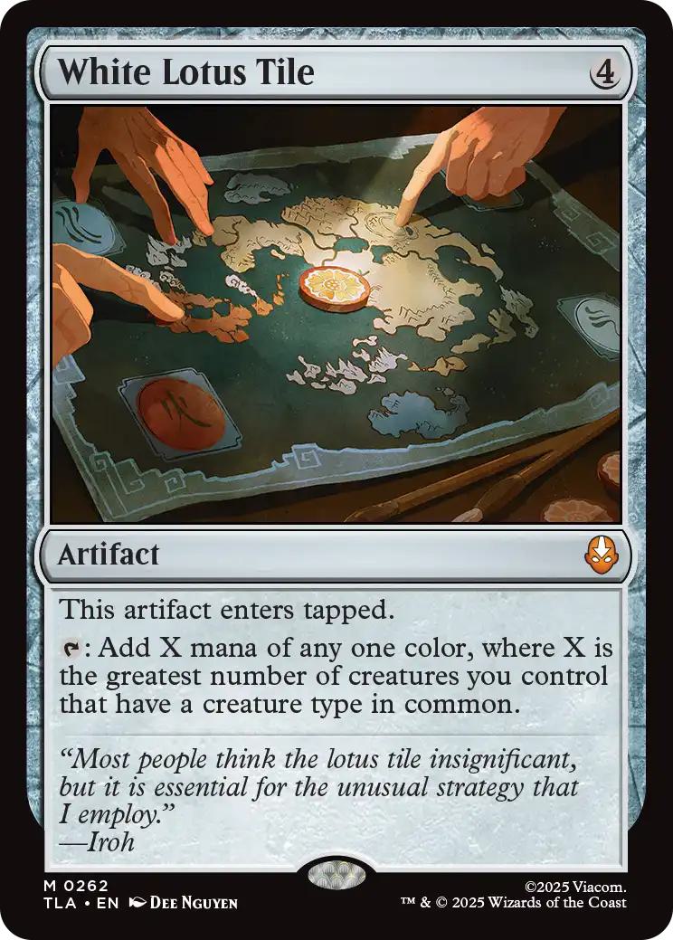 White Lotus Tile [262] [Avatar: The Last Airbender] [Non-Foil]