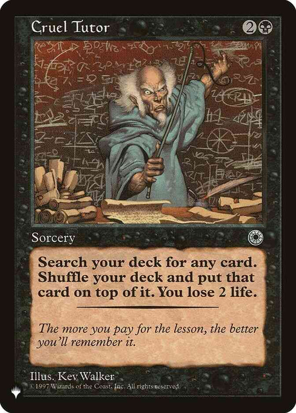 Cruel Tutor [POR-87] [The List] [Non-Foil]