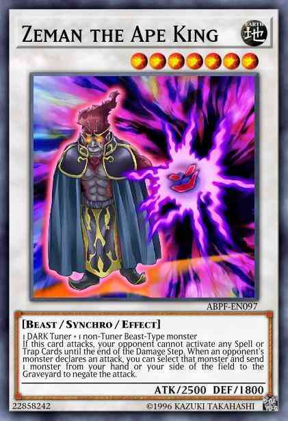 Zeman the Ape King - ABPF-EN097 - Secret Rare - 1st Edition