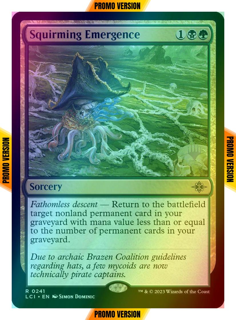 Squirming Emergence [241p] [Promo Pack] [The Lost Caverns of Ixalan: Promos] [Foil]