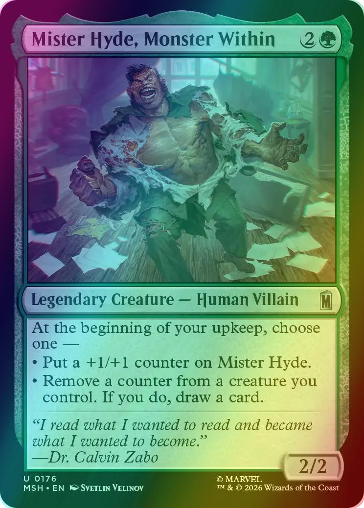 Mister Hyde, Monster Within [176] [Marvel Super Heroes] [Foil]