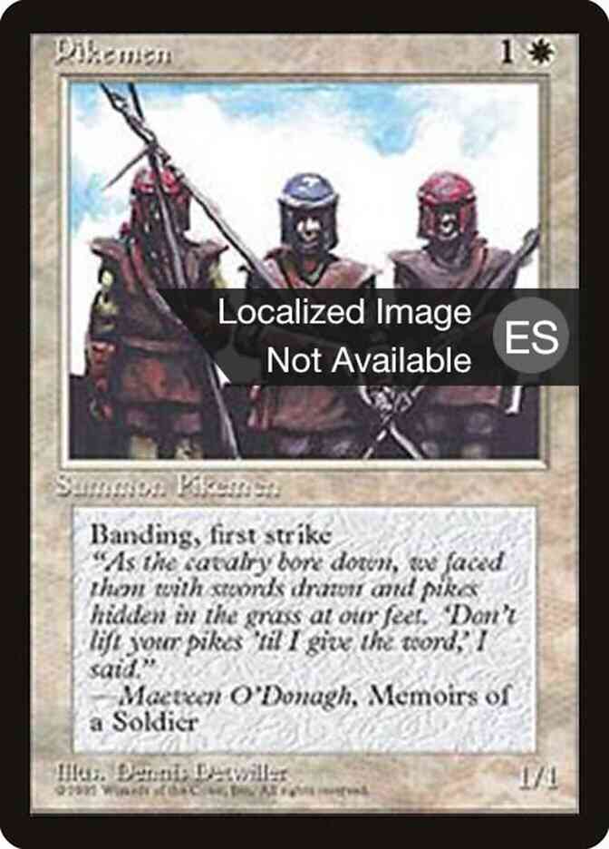 Pikemen - Japanese [42] [Fourth Edition Black Border: Japanese] [Non-Foil]