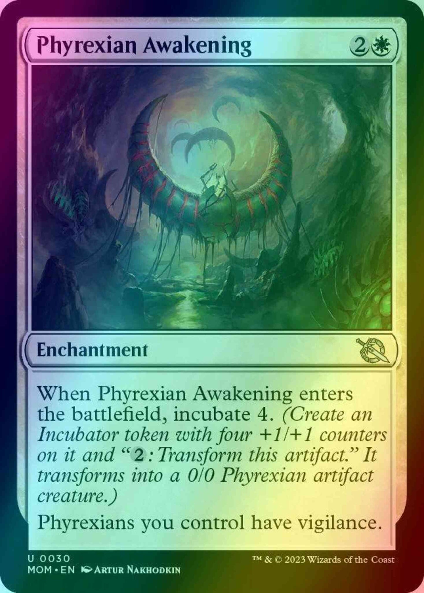 Phyrexian Awakening [30] [March of the Machine] [Foil]