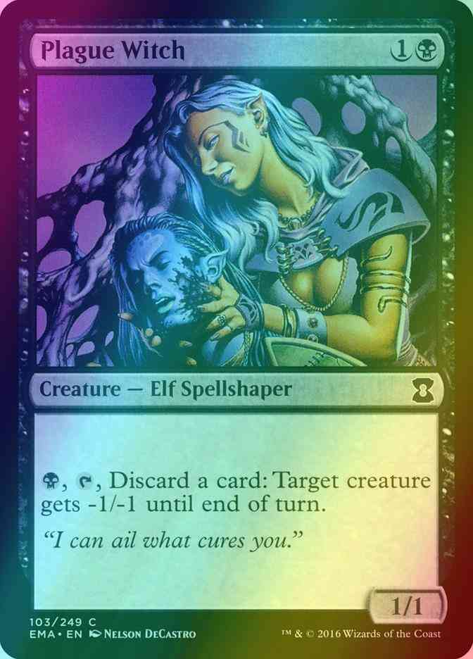 Plague Witch [103] [Eternal Masters] [Foil]