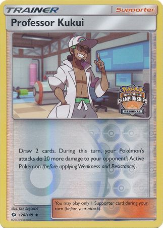 Professor Kukui - 128/149 - Reverse Holo - 2017 Regional Championship Promo [Reverse Holo]