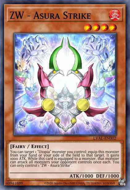 ZW - Asura Strike - LVAL-EN002 - Rare - Unlimited