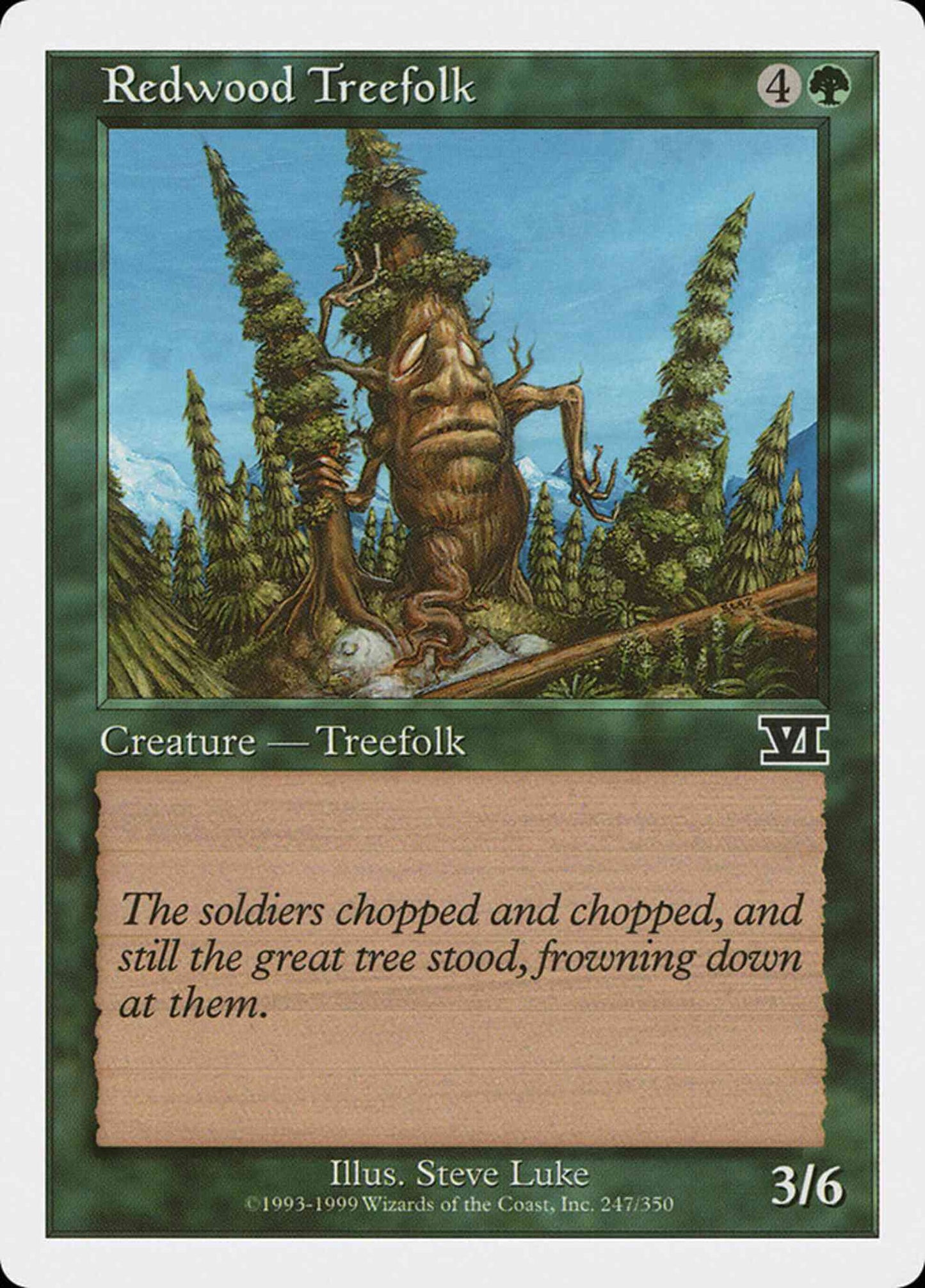 Redwood Treefolk [247] [Classic Sixth Edition] [Non-Foil]