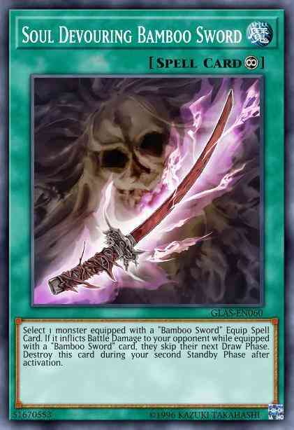 Soul Devouring Bamboo Sword - GLAS-EN060 - Common - Unlimited