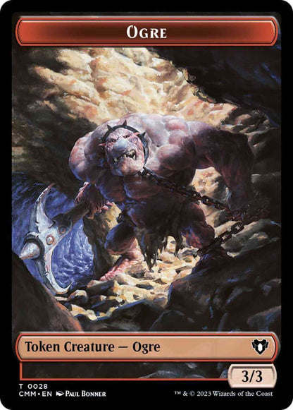 Ogre Token (28) // Treasure Token (48) [Commander Masters: Tokens] [Non-Foil]