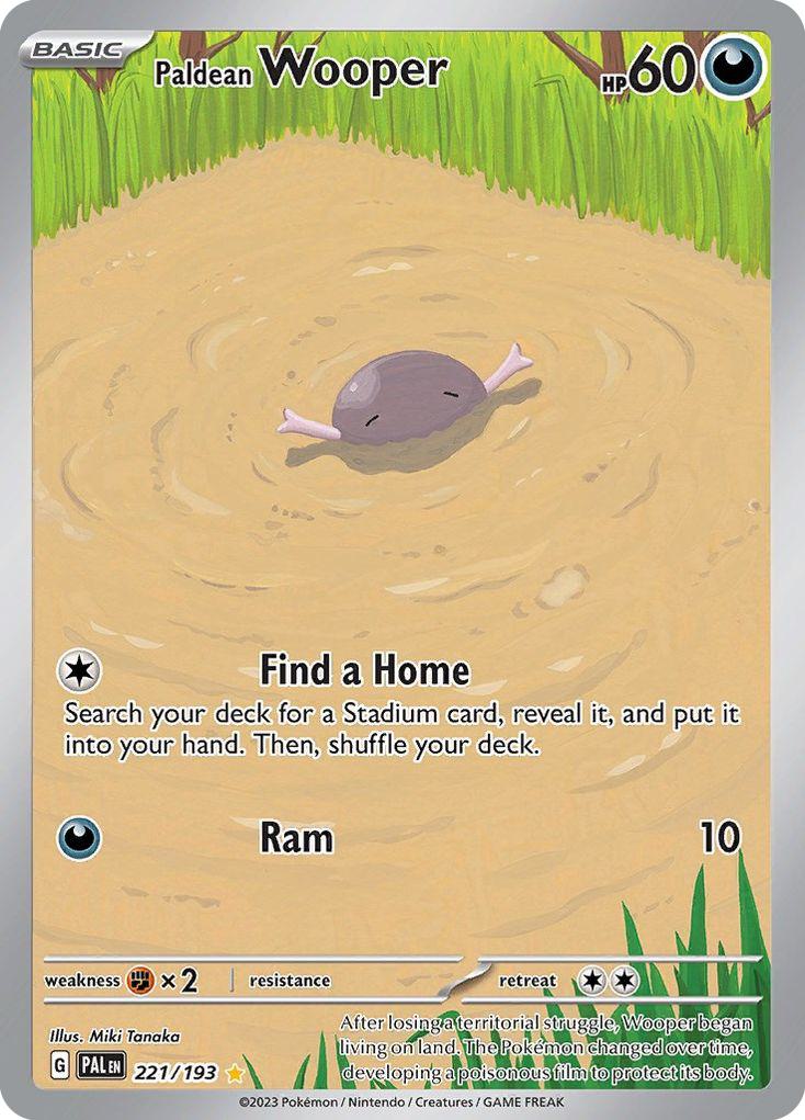 Paldean Wooper - 221/193 - Illustration Rare [sv02-221] [Ultra]