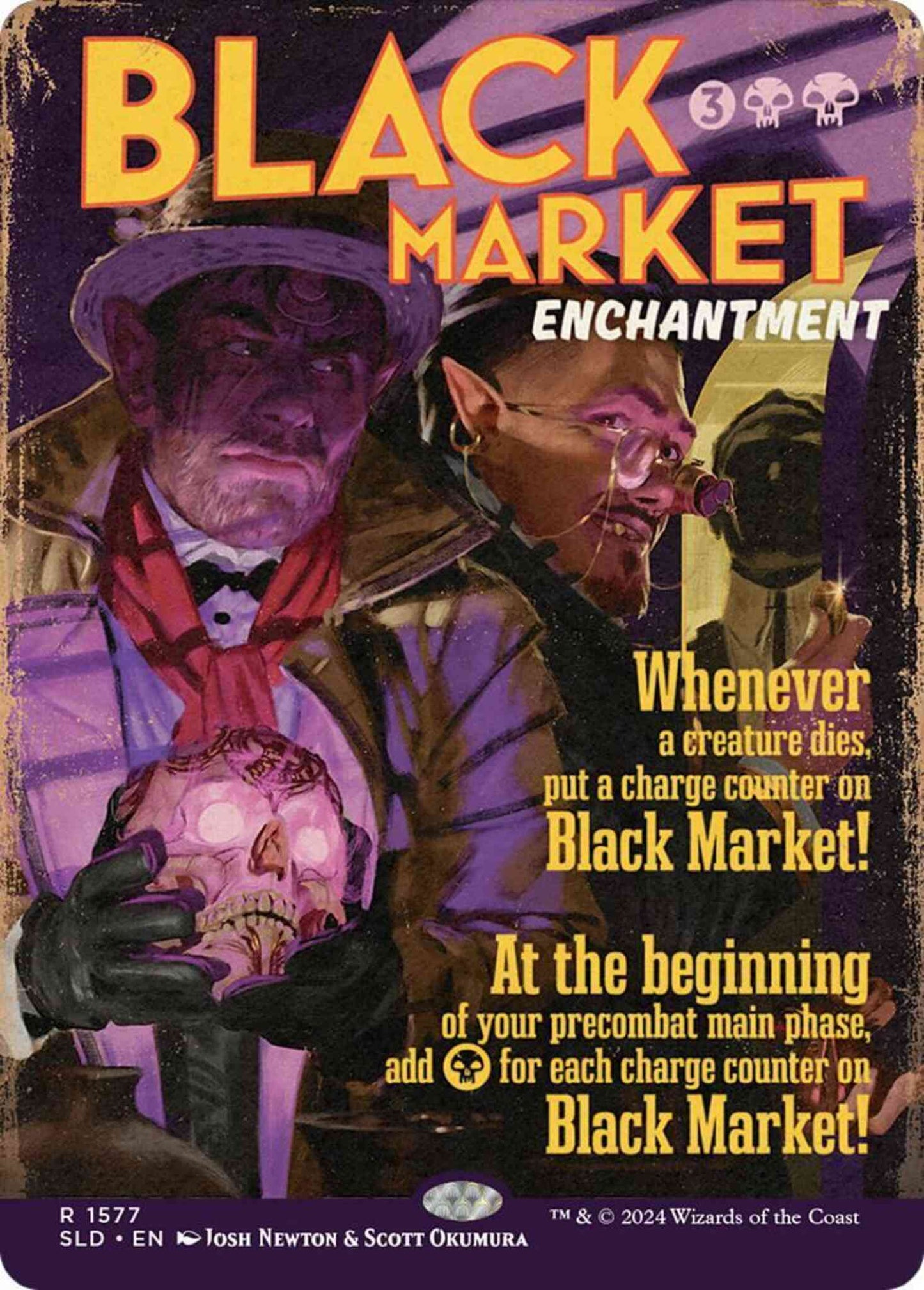 Black Market [1577] [Borderless] [Hard-Boiled Thrillers] [Secret Lair Drop] [Non-Foil]