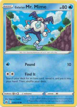 Galarian Mr. Mime - 030/159 - Common [swsh125-030] [Non-Holo]
