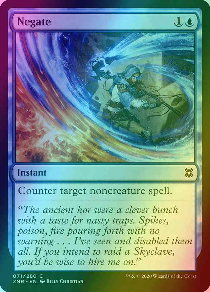 Negate [71] [Zendikar Rising] [Foil]