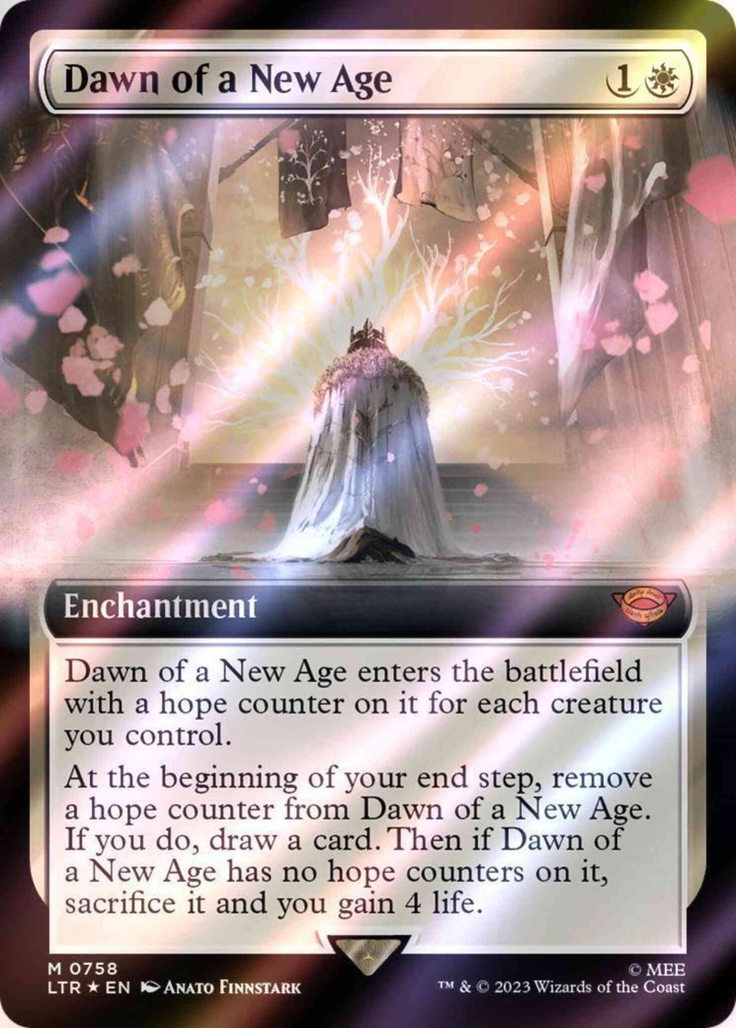 Dawn of a New Age [758] [Extended Art] [The Lord of the Rings: Tales of Middle-earth] [Surge Foil]