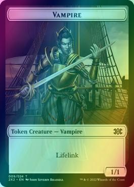 Boar Token (15) // Vampire Token (09) [Double Masters 2022: Tokens] [Foil]