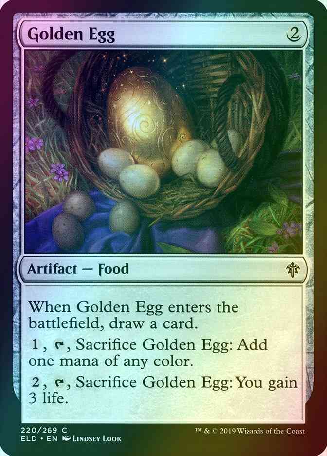 Golden Egg [220] [Throne of Eldraine] [Foil]