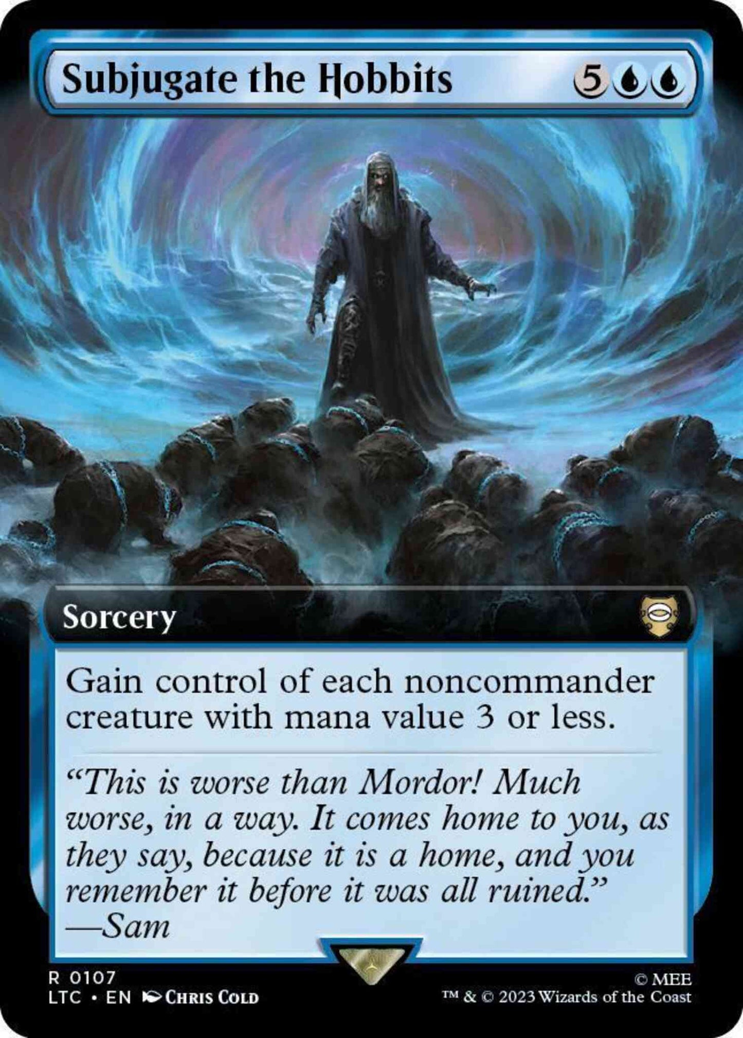 Subjugate the Hobbits [107] [Extended Art] [The Lord of the Rings: Tales of Middle-earth: Commander] [Non-Foil]