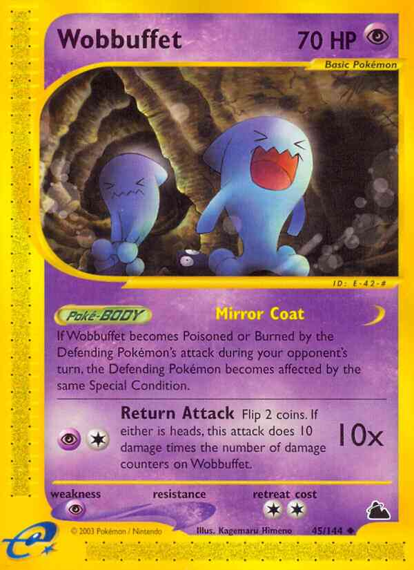 Wobbuffet - 45/144 - Uncommon [ecard3-45] [Non-Holo]