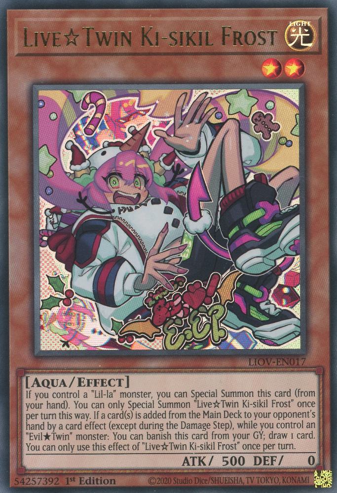 Live☆Twin Ki-sikil Frost - LIOV-EN017 - Ultra Rare - 1st Edition