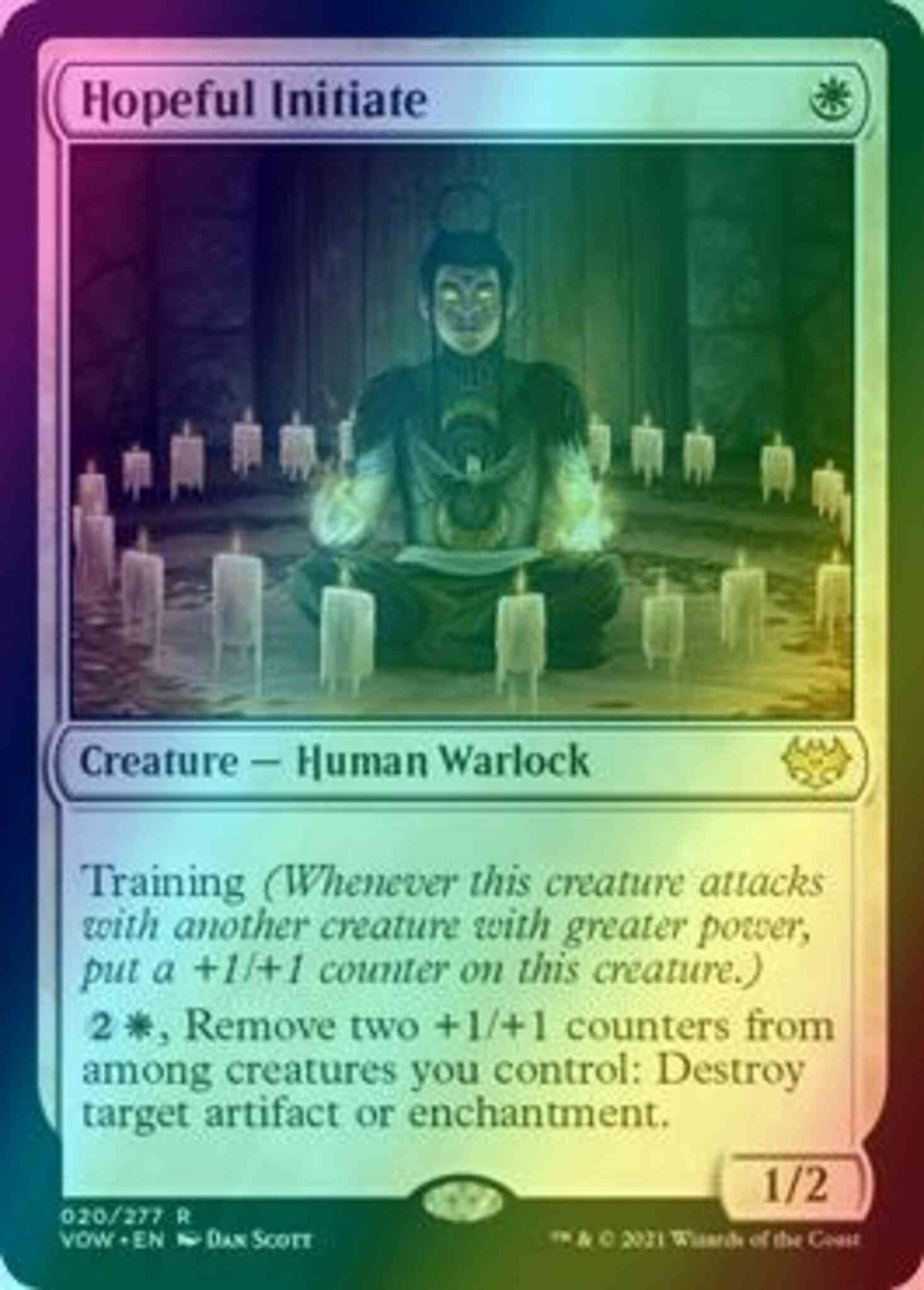 Hopeful Initiate [20] [Innistrad: Crimson Vow] [Foil]