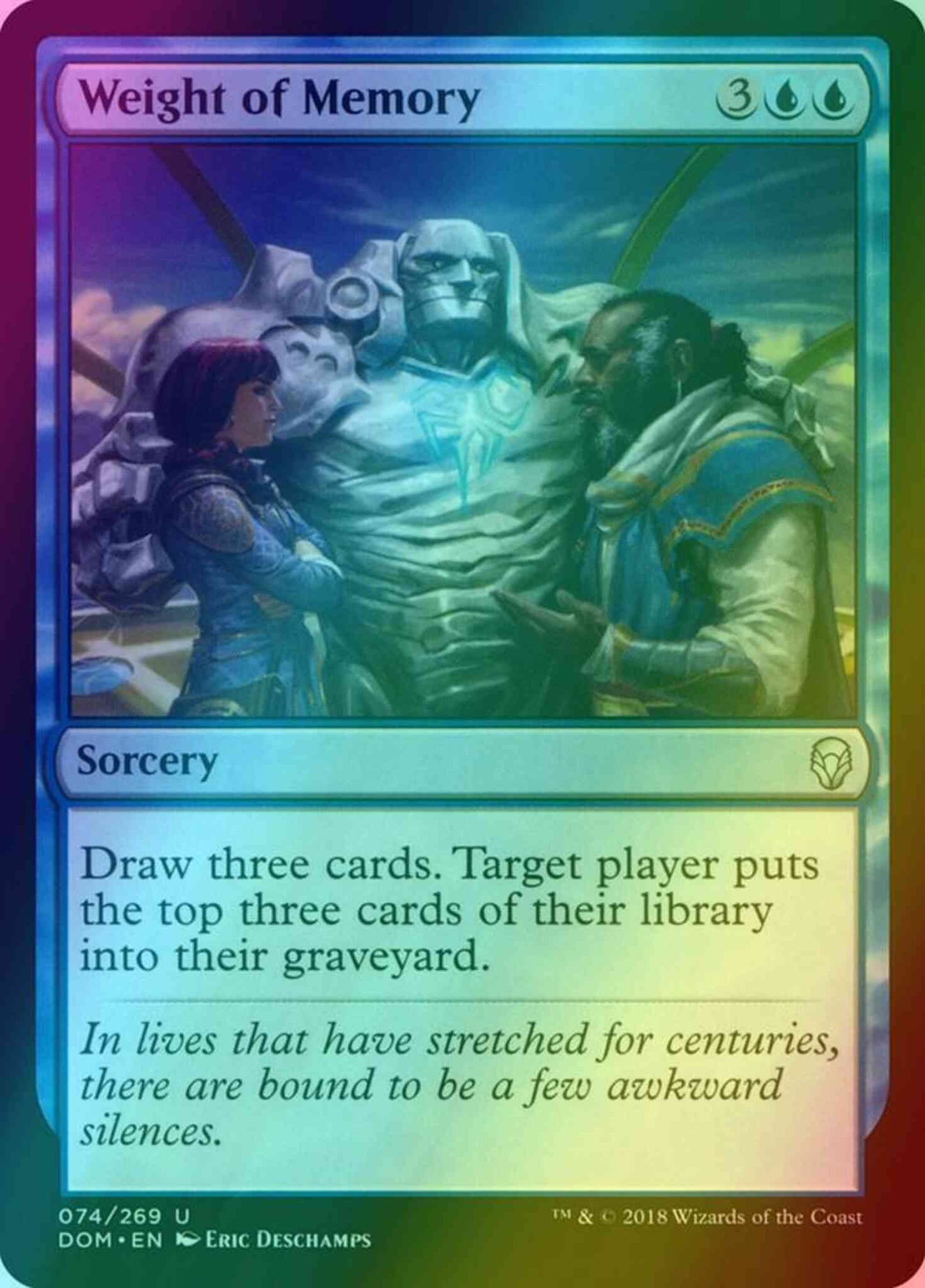 Weight of Memory [74] [Dominaria] [Foil]