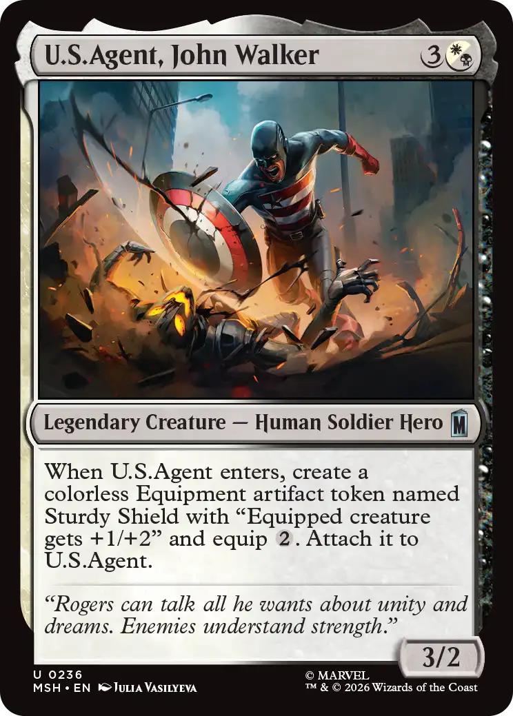 U.S.Agent, John Walker [236] [Marvel Super Heroes] [Non-Foil]