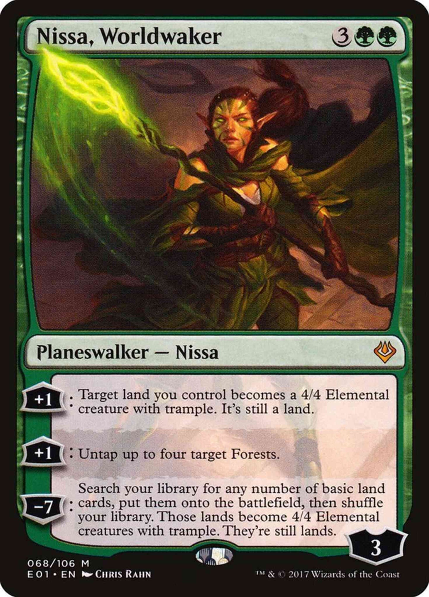Nissa, Worldwaker [68] [Archenemy: Nicol Bolas] [Non-Foil]