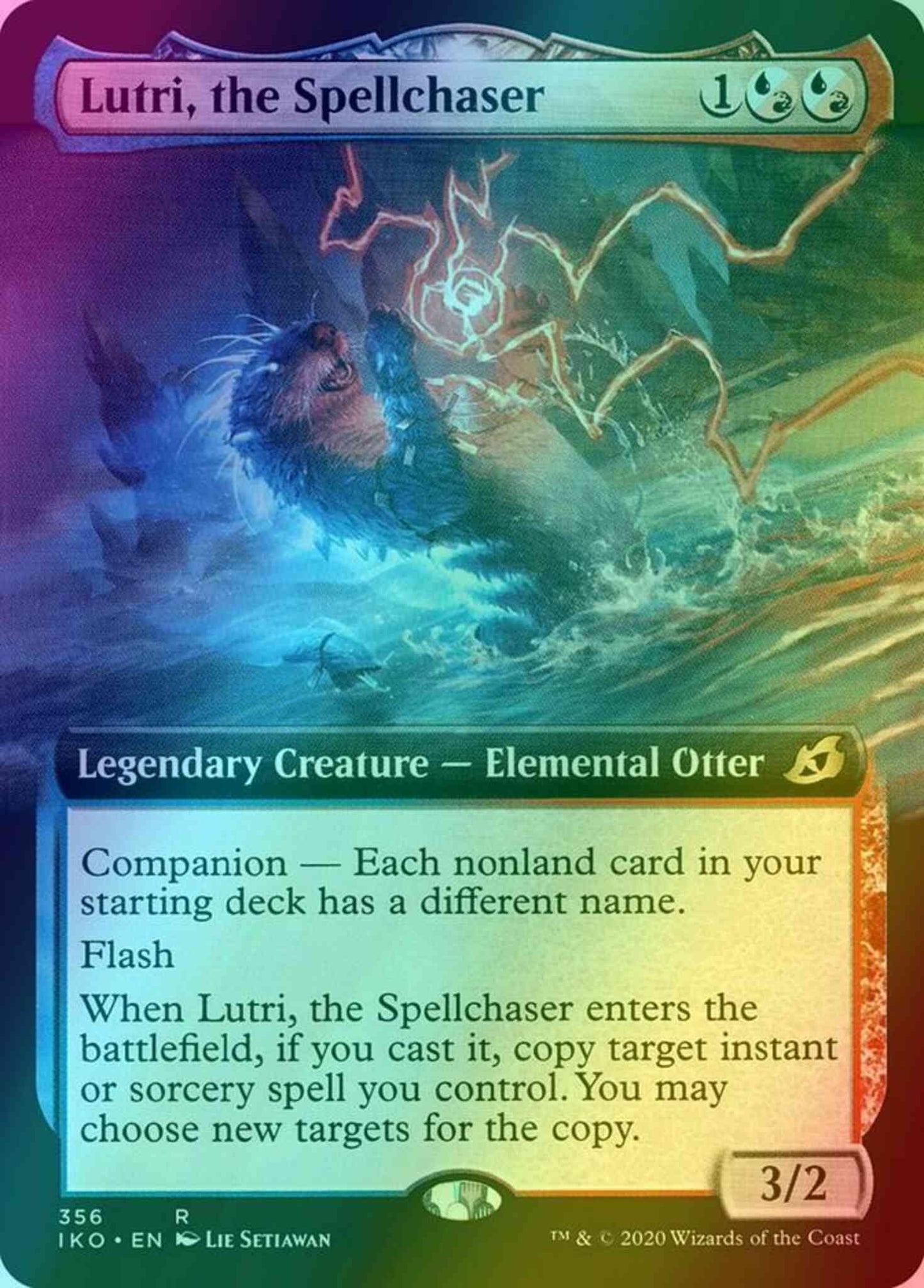 Lutri, the Spellchaser [356] [Extended Art] [Ikoria: Lair of Behemoths] [Foil]