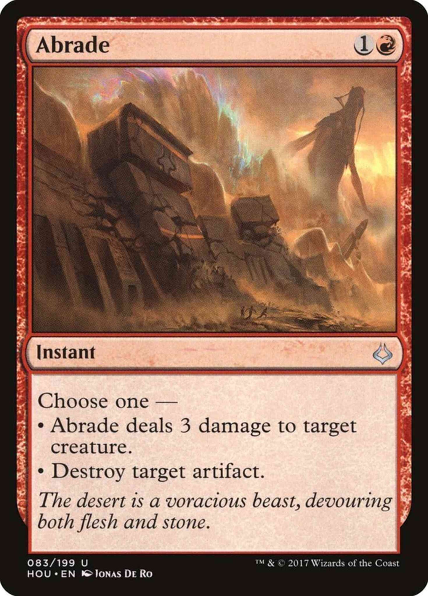 Abrade [83] [Hour of Devastation] [Non-Foil]