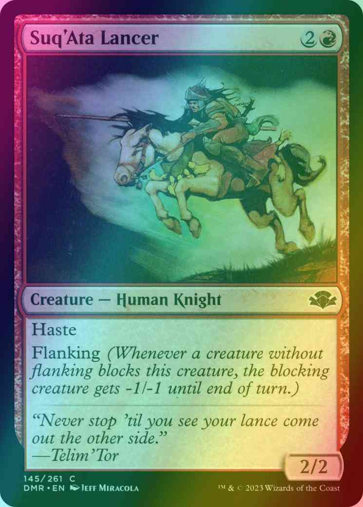 Suq'Ata Lancer [145] [Dominaria Remastered] [Foil]