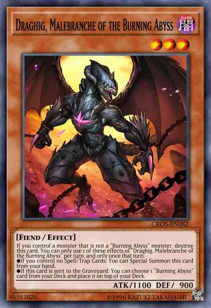 Draghig, Malebranche of the Burning Abyss - PGL3-EN053 - Gold Rare - 1st Edition