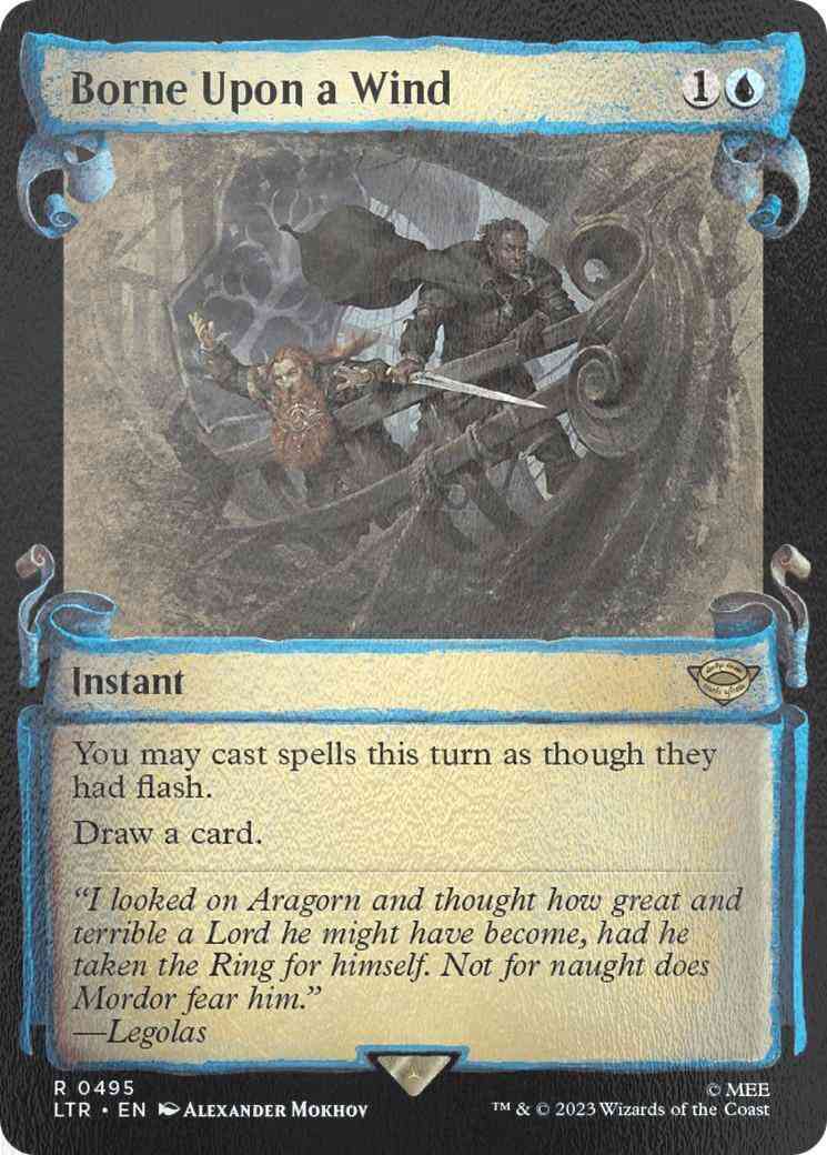 Borne Upon a Wind [495] [Scrolls Showcase] [The Lord of the Rings: Tales of Middle-earth] [Silver Foil]