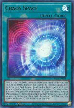 Chaos Space - RA01-EN065 - Ultra Rare - 1st Edition