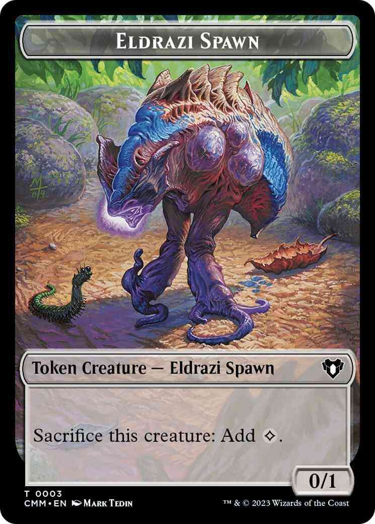 Eldrazi Spawn Token (03) // Thrull Token (18) [Commander Masters: Tokens] [Non-Foil]