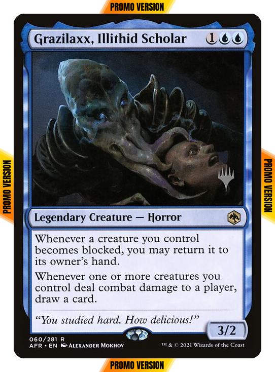 Grazilaxx, Illithid Scholar [Promo Pack] [60p] [Adventures in the Forgotten Realms Promos] [Non-Foil]